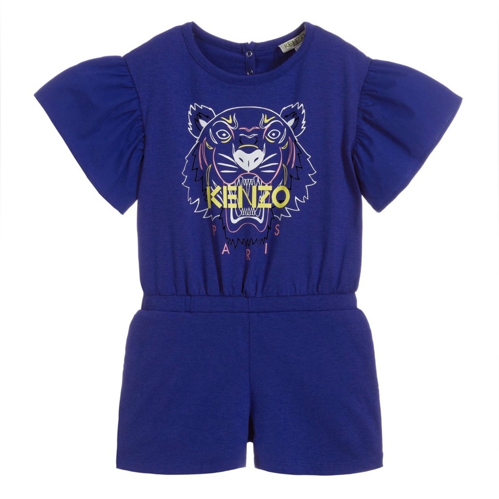 Kenzo Kids Royal  kids Blue Romper